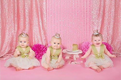 4x6FT Pink Sequin Backdrop Praty Decoratio Photography Background Photo Booth Backdrops for Newborn Photographic