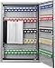 Barska Steel 300 Key Cabinet Organizer – Locking Wall Mount Safe with Adjustable Numbered Hooks, Index Sheet & Key Tags for Business or Office Security
