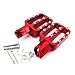 TC-Motor Red CNC Aluminum Footpegs Footrest Foot Rest Foot Pegs For Chinese CRF50 XR50 CRF70 SSR Thumpstar Linfan BSE Kayo Pit Dirt Motor Bike Motorcycle