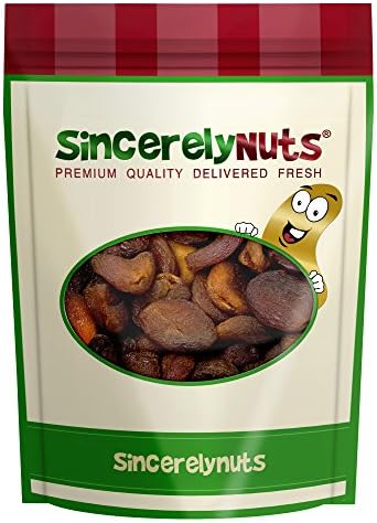 Sincerely NutsOrganic Dried Turkish Apricots | 1 LB Bag | Healthy Pitted Apricot Fruit | Raw Vegan Snack | Dehydrated and Unsulfured | Sweet Gourmet Snacking Food | Kosher and Gluten Free