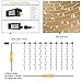 TOFU 300 LED Window Curtain String Light Wedding Party Home Garden Bedroom Outdoor Indoor Wall Decorations, Warm White