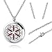 Sunflower 316L Surgical Steel Essential Oil Diffuser Necklace with 23.4