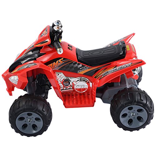 Kids Ride On ATV Quad 4 Wheeler Electric Toy Car 12V Battery Power Led Lights - Thumbnail 3