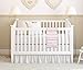 Little Starter Plush Toddler Blanket, Pink Stripe (WK697517)