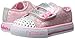 Skechers Kids Twinkle Toes Shuffles Sweet Steps Light-Up Sneaker,Pink/Silver,9 M US Toddler