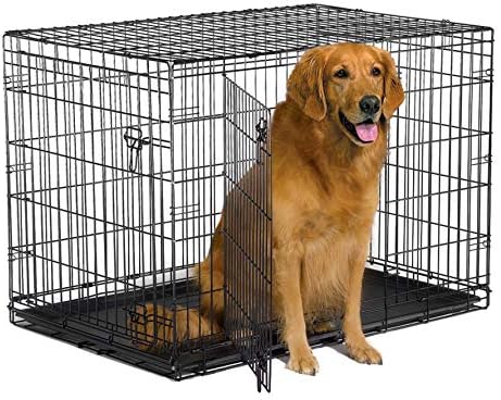 110cm Double Door New World Folding Metal Dog Crate Single Door Double Door Dog Crates Buy Online At Best Price In Uae Amazon Ae