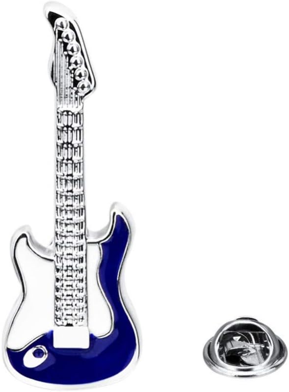 QPODGQ Brooch Guitar Brooches for Mens Ladies Badges Suit Brooch Pins Collar Decorated Shirt Coat Accessories Jewelry Gift