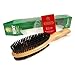 Kent CC20 Double Sided Cherrywood Clothes Brush and Lint Remover, Firm Side for Dust and Dirt, Soft Side for Gentle Brushing for Keeping Fabrics Free from Fibres, Fluff and Pet Hair, Made in England