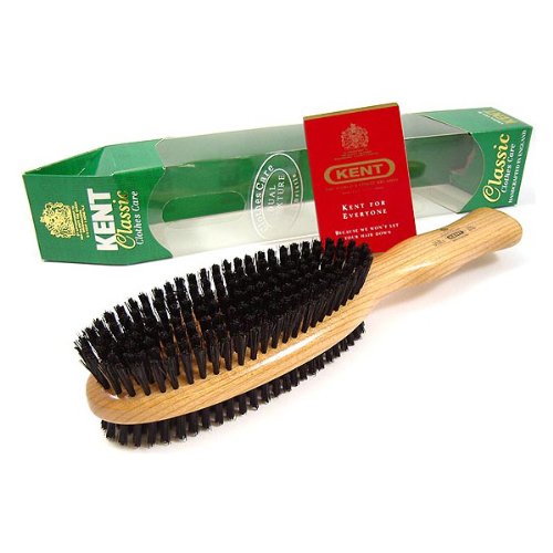 Kent CC20 DoubleSided Clothes Brush Boar Bristles Lint Remover. Firm