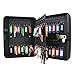 Luditek Key Cabinet with Combination Lock, 48 Key Storage Cabinet, Wall Mount Key Organizer Cabinet, Black Key Organizer Box, Security Key Lock Box, Steel Key Box with Code and Free Key Tags