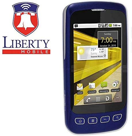 Liberty Mobile Optimus S (Purple) - 4G LTE Cellphone - Simple No Contract Plan Includes 5 Days of Service Unlimited Talk/Text/Data - Smartphone Cell Android with Minutes Included …