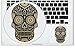 3 inch Mexican Sugar Skull Phone Sticker Version 51 - Día de los muertos - Day of the Dead Sticker Decal