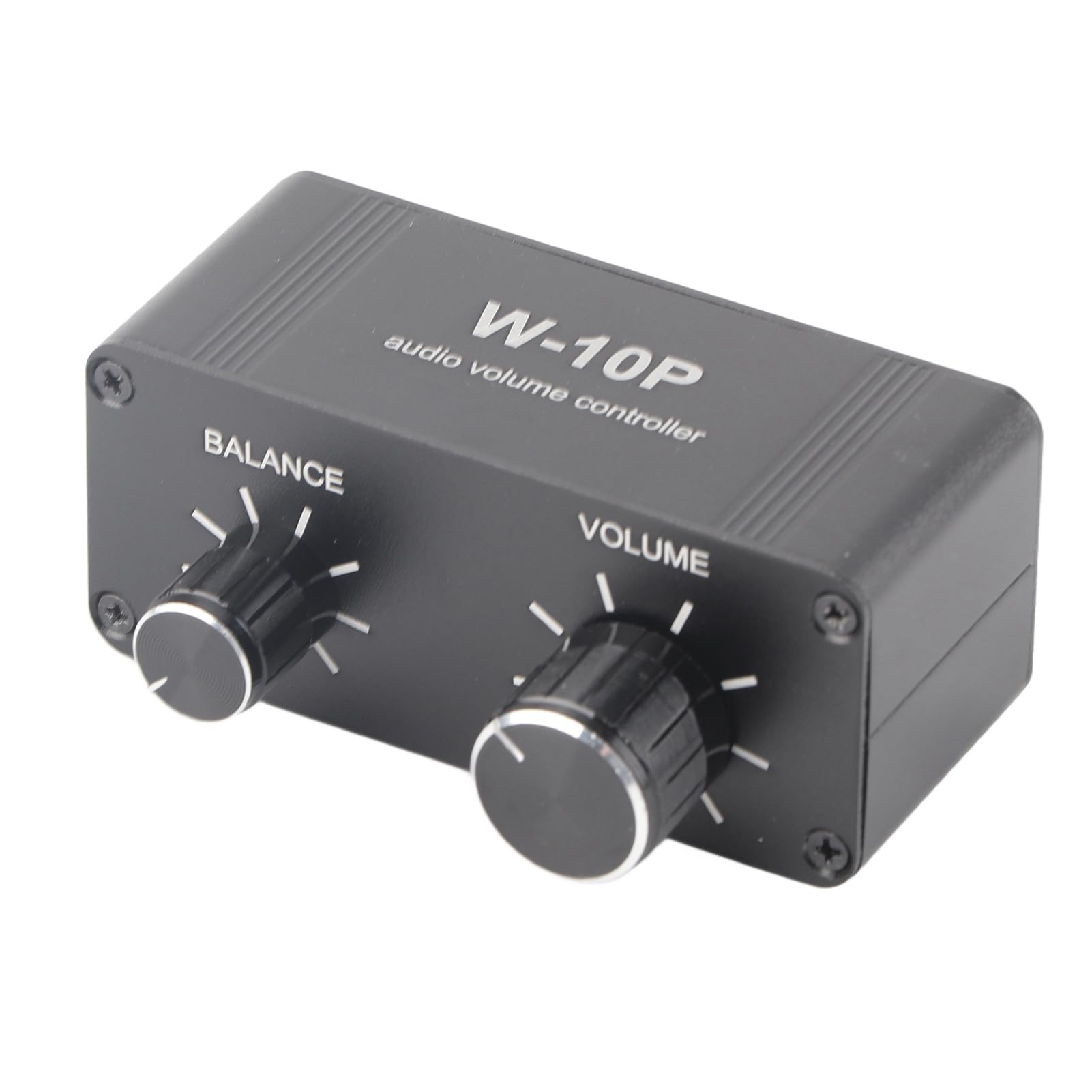 Portable Stereo Audio Preamplifier with Volume Control and 3.5mm Headphone Output
