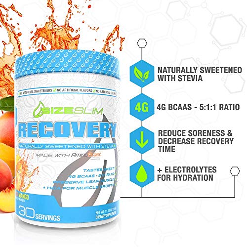 image for SizeSlim Stevia Recovery Peach Mango-Diabetic Friendly, Naturally Flav