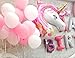 Unicorn Party Decoration Supplies for 1st Birthday with Unicorn Headband Party Balloons