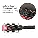 LESCOLTON Extended Round Barrel Hair Brush with Boar Bristles, Nano Thermal Ceramic Ionic Tech Blowout Brush for Blow Drying, Curling & Straightening, Perfect for Extra Shine,Styling(1.3inch)
