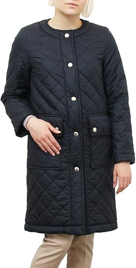 Amazon マッキントッシュ レディース キルティング コート ボア Huna Lq 1006 Qa Qo1128 Qo1129 12 ネイビー 並行輸入品 コート ジャケット 通販