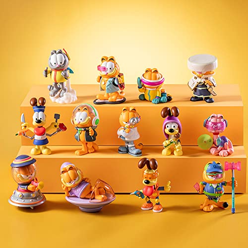 POP MART Garfield Future Fantasy Series 3PC Exclusive Action Figure Box Toy Bulk Box Popular