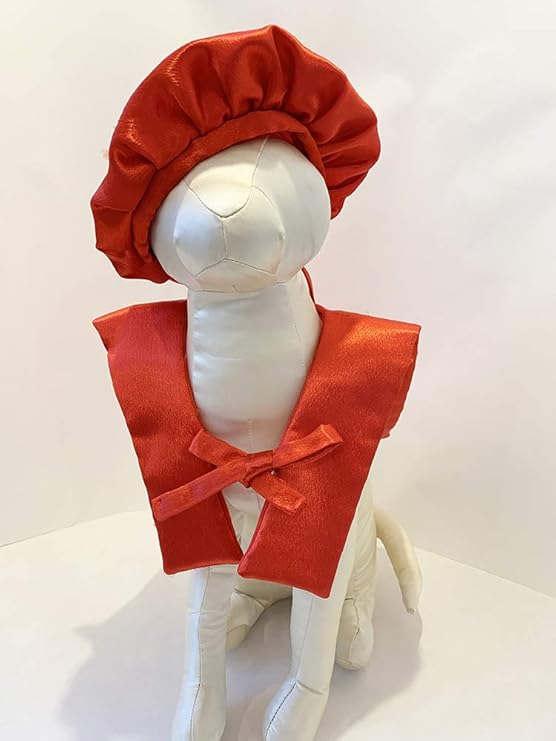 Amazon ネコのお洋服屋さん キャットプリン 猫服 キャットプリン 小型犬服 コスプレ ペット服 記念撮影 ご長寿祝い 還暦祝い ビバ 還暦だにゃんセット 赤 帽子とちゃんちゃんこ 猫年8歳から12歳向け レッド M ネコのお洋服屋さん キャットプリン 服