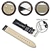 CIVO Genuine Leather Watch Bands Top Calf Grain Leather Watch Strap 16mm 18mm 20mm 22mm 24mm for Men and Women