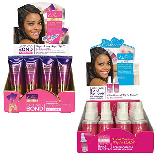 Esha Lace Wig Adhesive Glue (Strong Hold) + Adhesive Remover Set Pricepulse