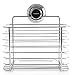 BINO SMARTSUCTION Rust Proof Stainless Steel Shower Caddy, Deep Basket