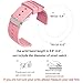 Lwsengme Silicone Watch Replacement Band with Quick Release-Choose Color & Width (20mm,22mm) & Length-Soft Rubber Watch Strap (Pink, 20mm)