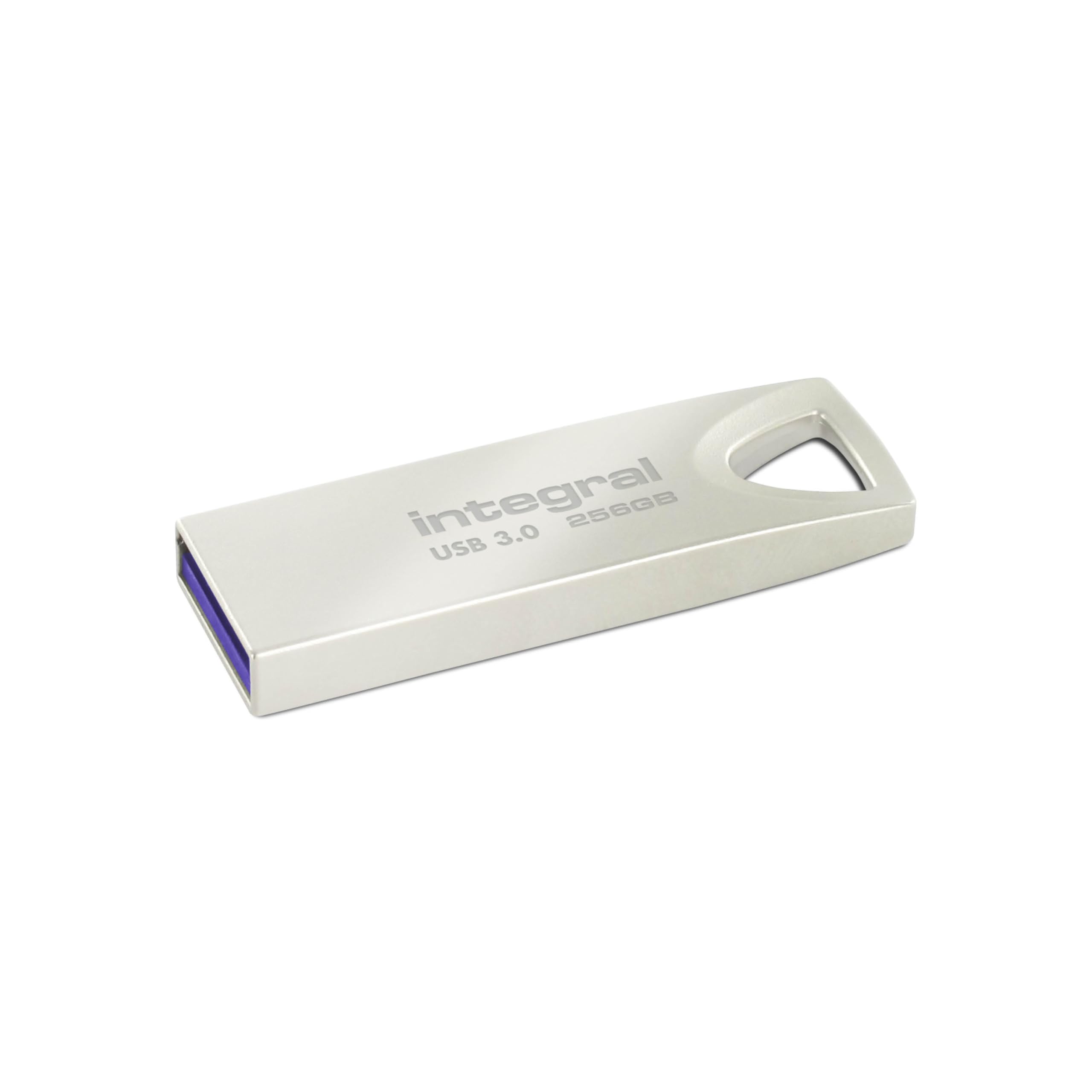 Integral 256GB USB Memory 3.2 Gen 1 Flash Drive Fusion Metal Casing up to 110MB/s