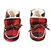 Mud Pie Baby Boys Buffalo Check Booties