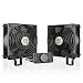 AC Infinity AXIAL S1238D, Dual 120mm Muffin Fan with Speed Controller, for Doorway, Room to Room, Wood Stove, Fireplace, Circulation Projects primary