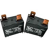 2Pcs RF-SS-112DMF 12V 20A Replace for G4A-1A-E,891WP-1A-C,SFK-112DM 4Pin Air Conditioner Motherboard Relay
