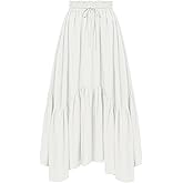 Scarlet Darkness Maxi Skirts for Women High Waist Renaissance Skirt Long Skirt with Pockets