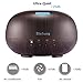 Essential Oil Diffuser, 300mL Ultra Quiet Wood Grain Aromatherapy Diffuser With 7 Color LED, 4 Timer and Waterless Auto Shut-off Suitable for Baby, Old People and Young People