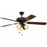 LED Oil-Rubbed Bronze Ceiling Fan 