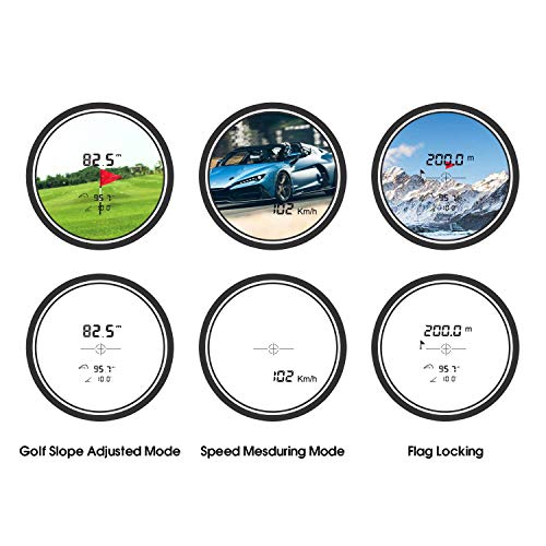 Mileseey Professional Laser Golf Rangefinder 660 Yards with Slope