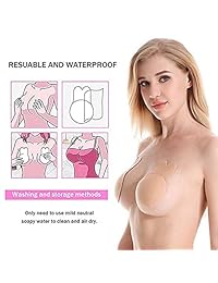 Sujetador pegajoso dama Levante los pezones Sujetador invisible sin tirantes sin respaldo autoadhesivo