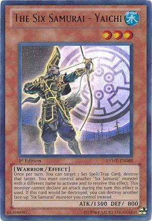 Yu-Gi-Oh! - The Six Samurai - Yaichi (RYMP-EN088) - Ra Yellow Mega-Pack - 1st Edition - Ultra Rare