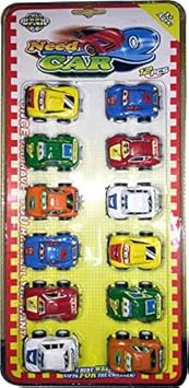 WP 12pcs/Set Mixed Designs Childrens Small Toys Mini Pull Back car Toys Kids Lovely Toys