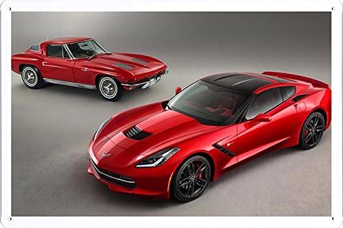 Automobile Car Vehicle Metal Poster Plate Tin Sign by Jake Box (8"x12" inches) A-CAR09115