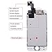 Screen Replacement for iPhone 5s White, Fully Pre-Assembled LCD Display and Touch Screen Digitizer Replacement for A1453, A1533, A1457, A1530 w/Repair Tools