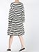 Mordenmiss Women's Daily Pullover Stripes Loose Dresses Blue-L