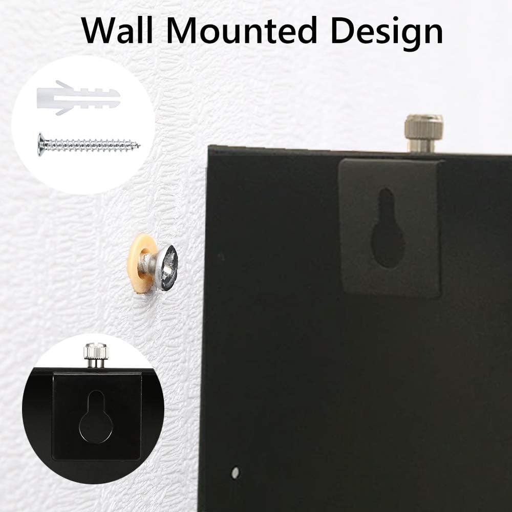 GearOZ Pellet Trap, BB Trap Target with Heavy Steel Metal and Wall-mounted Design, 10 Pcs Target Papers Included : Sports & Outdoors