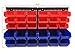 MaxWorks 80790 30-Bin Wall Mount Parts Rack/Storage for your Nuts, Bolts, Screws, Nails, Beads, Buttons, Other Small Parts