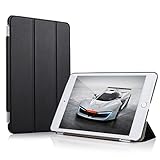 iPad Mini 4 Case , iXCC Detachable Smart Case Cover with [Hard PC Back] and Built-in Magnet for Auto Sleep / Wake Function - Black