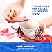 Dead Sea Salt From Israel - Soothing Body Exfoliator - 2 Lb - Use for skin therapy, eczema treatment, soap, lotion, body and facial scrub, shampoo, cream, bath salts for relaxation etc