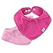 Bumkins Absorbent Cotton Bandana Bib 2 Pack, Pink