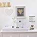 NoJo NoJo - XOXO - Lamp & Shade, Black, White, Gold