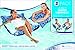 Aqua Monterey Hammock 2 Pack, 4-in1- Multi-Purpose Inflatable Pool Float, Portable, Premium Fabric, Fade, & Stain Resistant, Blue.