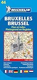 Michelin Map Brussels #44 (Maps/City (Michelin)) by