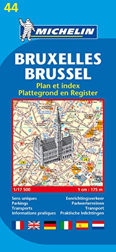 Michelin Map Brussels #44 (Maps/City (Michelin)) by 